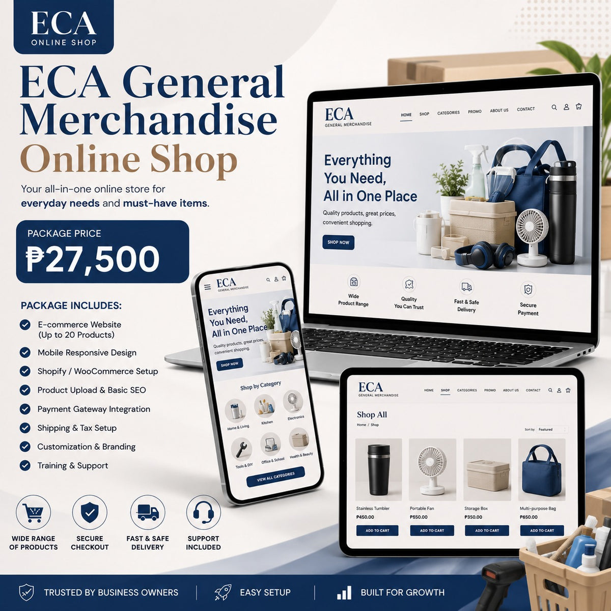 ECA General Merchandise Online Shop